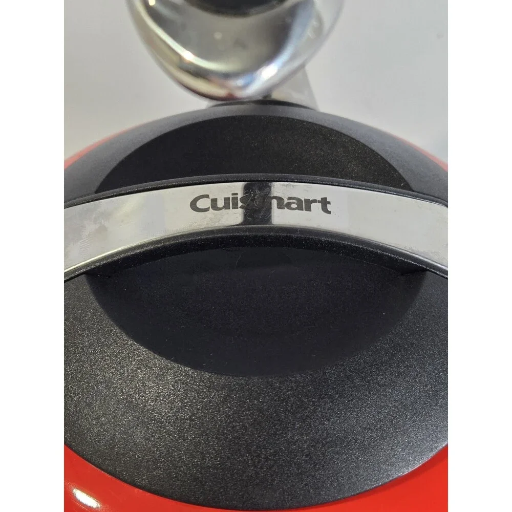 Cuisinart PerfecTemp PTK-330R Red 3 Qt Stovetop Tea Kettle Thermometer